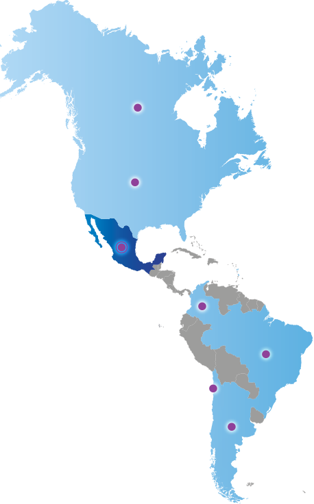 Map of Americas Map of Americas